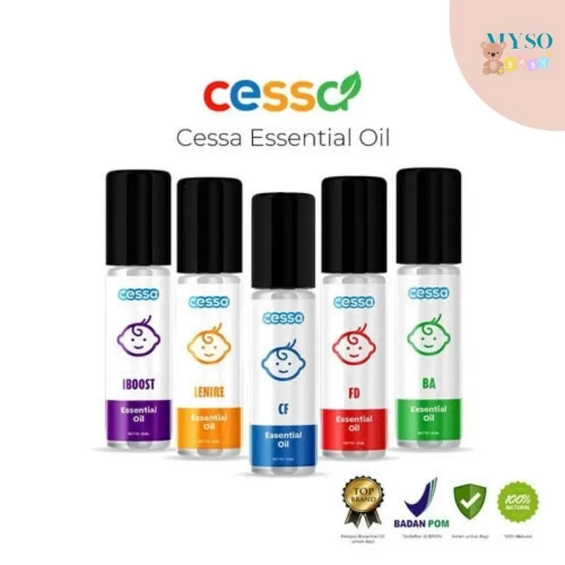 Cessa baby essential oil 8ml 0-3 tahun natural oil roll on