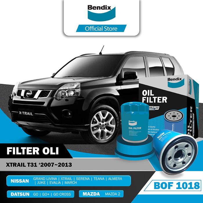 Gambar Bendix Filter Oli Saringan Oli Mobil Nissan XTrail T31 2007-2013 - BOF1018 dari Bendix Indonesia Kab. Bekasi Tokopedia