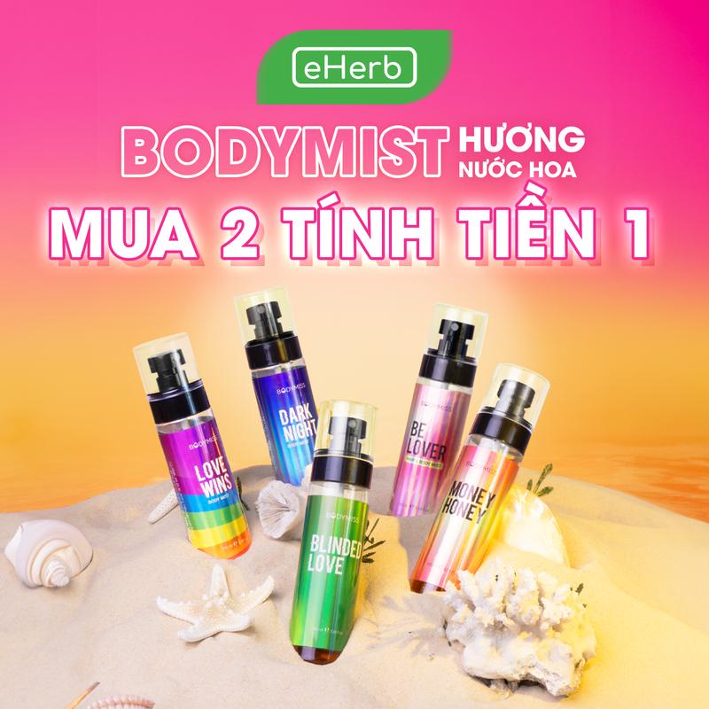 [MUA 2 TÍNH TIỀN 1] Body Mist Xịt Thơm Quốc Dân EHERB - Nước Hoa Cho Nam Quyến Rũ Mùa Đông Hẹn Hò - Xịt Thơm Tóc Cho Nữ Xịt Thơm Quần Áo Body Cho Nam Tập Thể Thao - Nước Hoa Cho Nữ Nhẹ Nhàng BODYMISS Perfume Cosmetic Women Mỹ Phẩm