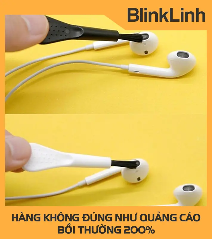 Cọ vệ sinh tai nghe, Nhựa, làm sạchPhụ Kiện Nghe Nhạc Earphone 2