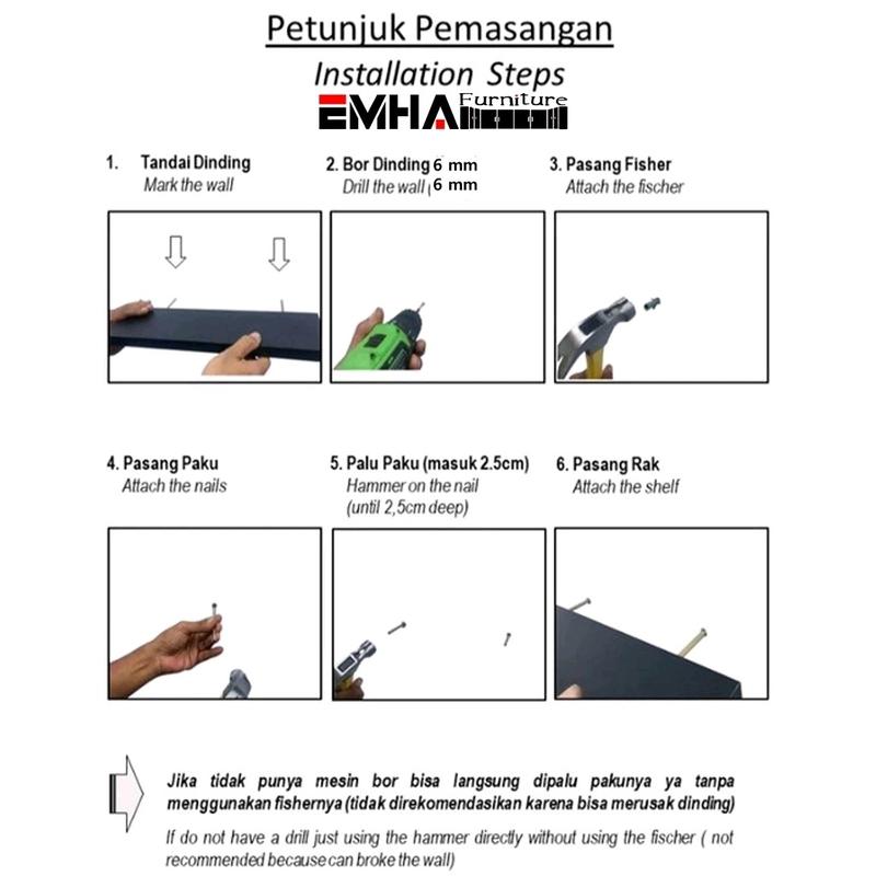 AMBALAN LEBAR 15 CM (P 120&100&80)/RAK GANTUNG/RAK STB/RAK DINDING KUNING KAYU Dipasang di Dinding/ Anti selip/ rak murah/ rak bungah/ rak dapur/ rak minimalis/ rak isi 3/ rak settop box/ rak tv/ rak buku/ rak kamar/ rak tamu 1