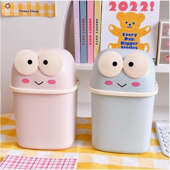 Thùng rác nhựa mini hình con ếch xinh xắn Pinewoods