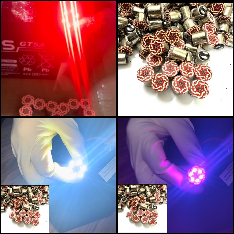 Đèn Nháy Hậu Audi 7 Màu Wave, Sirius, Sonic, Satria, Dream, Vision, Winner Phụ Kiện Phụ Tùng