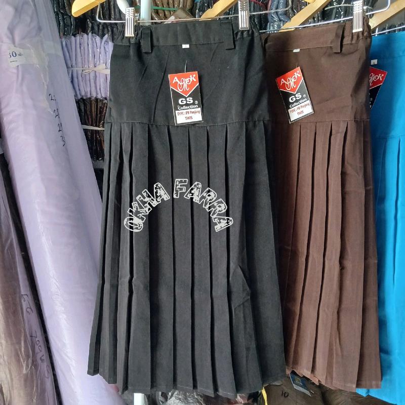 Maxi SD MI rempel pinggang bawah / rok SD MI / seragam sekolah 3