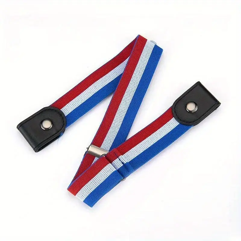 1pcs Monochrome Invisible Belt Seamless Lazy Elastic Waist Belt Versatile Jeans Belts For Women & Men 5