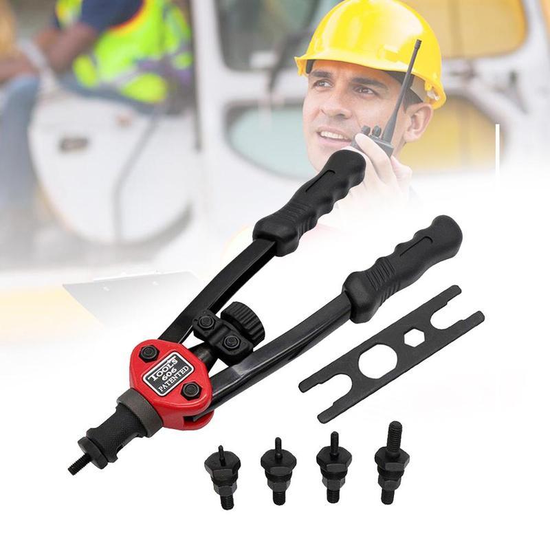 Product Introduction of BT-606 Manual Riveter Nut Tool For M3-M8 Hand Blind Riveter Gun Rivet Nut Pull Cap Auto Set Rivet Nut head 8