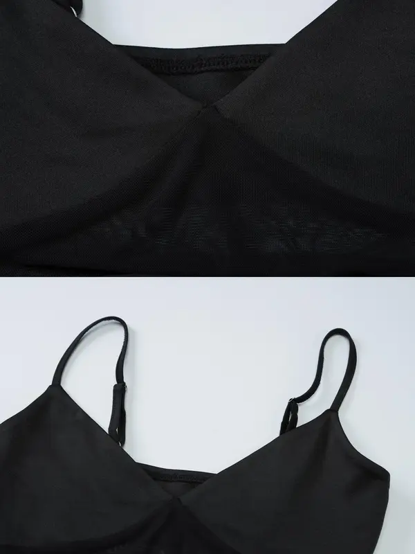 Women's Solid Backless Cut Out  Bodycon Dress, Sexy Fashion  Sleeveless Long Dress for Party Club Dating Wear, Women Dress for Summer 7