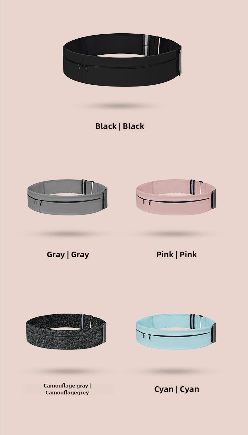 Product Introduction of Z Running waist bag, mobile phone bag, women's outdoor morning running water bottle bag, waist belt, men's waterproof invisible sports fitness close fitting equipment 13