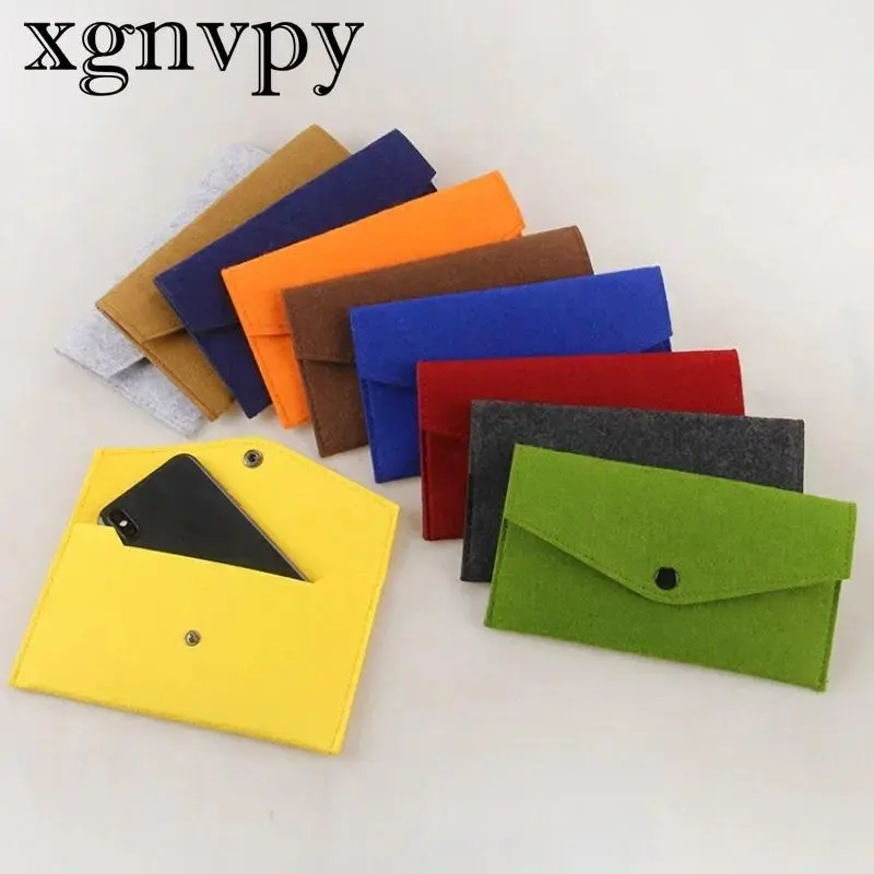 Túi Ví Nỉ Cổ Điển Túi Đựng, xgnvpy, Cho Vỏ Điện Thoại Di Động, Đựng Tiền Mặt Và Thẻ, Dành Cho Phụ Nữ Và Trẻ Em Gái, Túi Cầm Tay Thanh Lịch, Hàng Mới Về