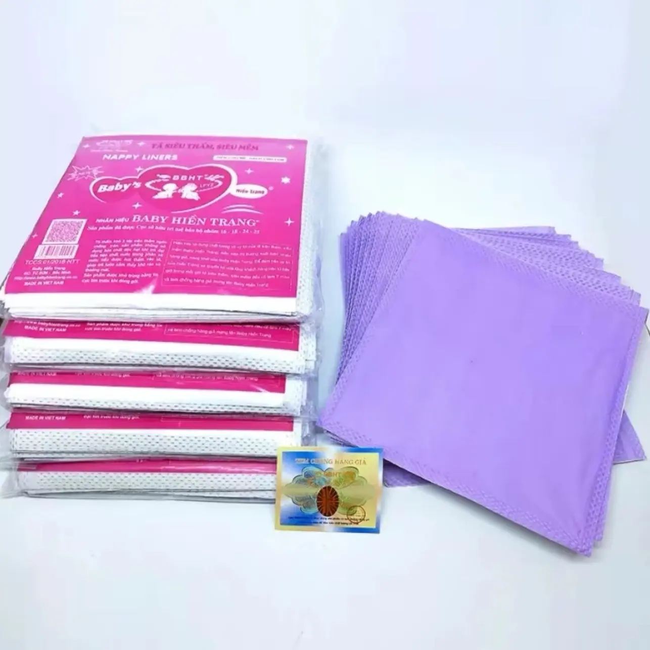 Combo 10 gói lót xu tím Hiền Trang Cho Bé