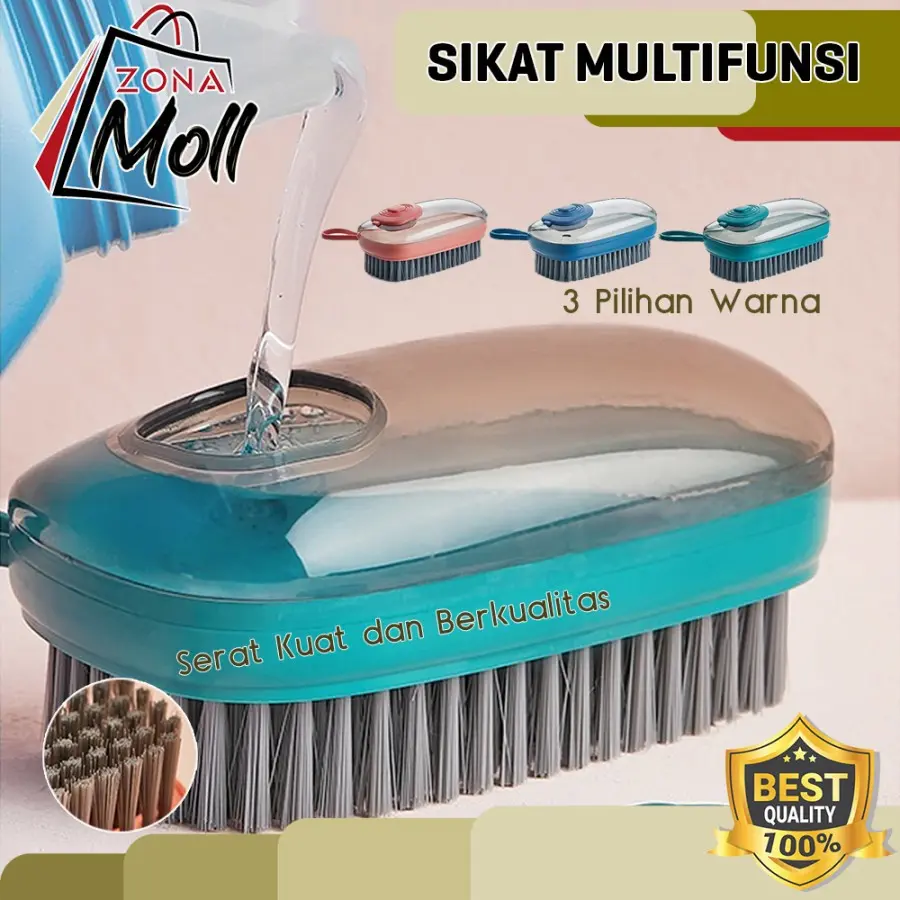 ZM SIKAT BAJU OTOMATIS SIKAT PEMBERSIH HYDRAULIC CLEANING BRUSH SERBAGUNA Plastik