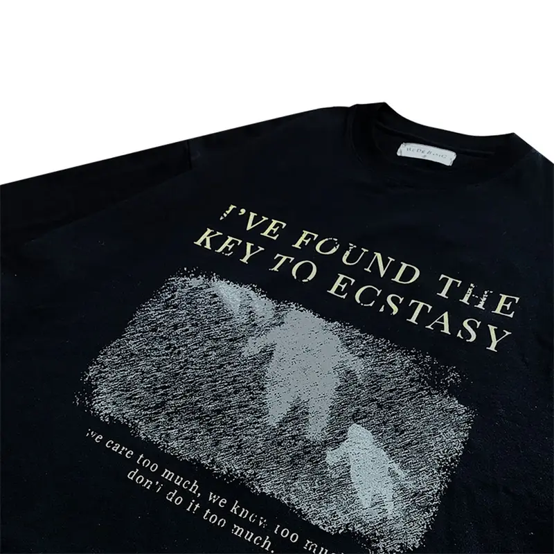 RUDEBASIC - Dark Ecstacy Oversized Tee | Heavy Weight | Tshirt Hitam Pria 5