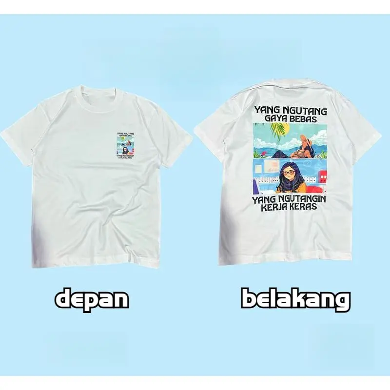 Kaus Sumber Pabrik Pria dan Wanita Kaus Pakaian Tren Fashion Jalanan Gaya Yang Sama Kaus Katun Lengan Pendek Kaus Kualitas Tinggi Empat Musim Kaos kaos  yang cuci kering ‍️‍️‍️‍️hitam t-shirt  skena 7