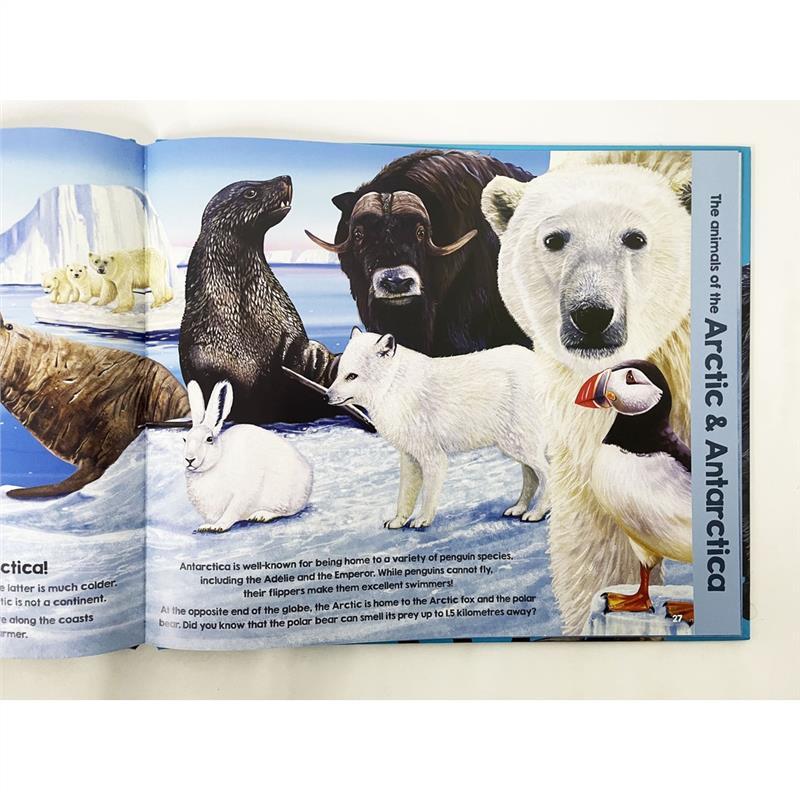 High Quality Animals Of The World Book For Kids To Learn Interesting Facts About Animals (Hardcover) 6