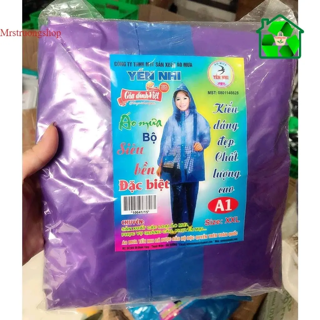 Áo Mưa A1 LOẠI ĐẸP Mặc Được Nhiều Lần