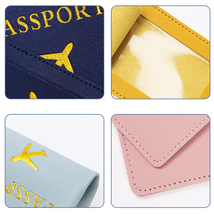 BISA COD 6480 Sampul Paspor Gambar Pesawat / Passport Case Portable Size 3