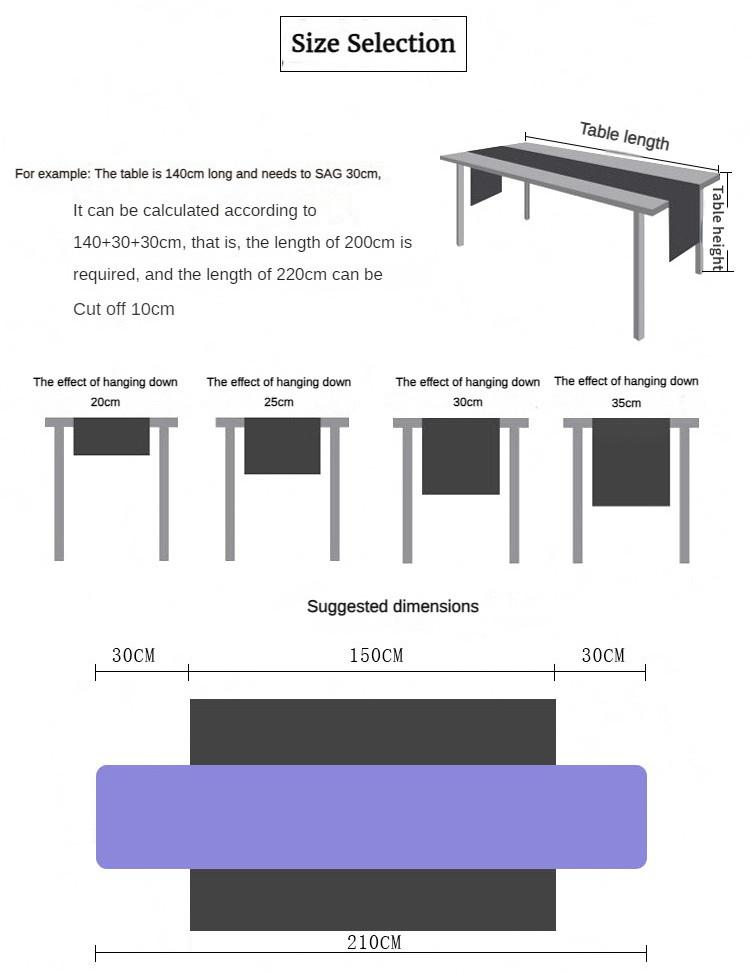 Product Introduction of American Retro Table Runner Cloth 4 6 8 Seaters Cotton Linen Jacquard Tablecloth Mat for Dining Table TV Cabinet Center Table New Year Decor 20