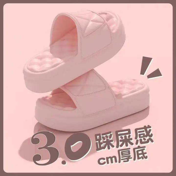 Dép Lười, Phong Cách Mới, Dành Cho Phụ Nữ Và Nam Giới, Mặc Mùa Hè, Thích Hợp Cho Các Cặp Đôi, Sử Dụng Trong Nhà, Chống Trượt, Đế Dày, Dép Đi Trong Nhà Tắm, Năm 2025