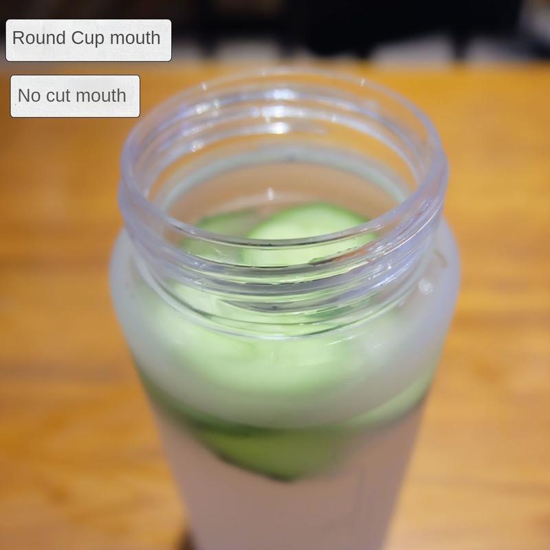 Product Introduction of Water cups for men and women plastic cups for students portable water cups anti-drop teacups for tea home simple sports cups 0