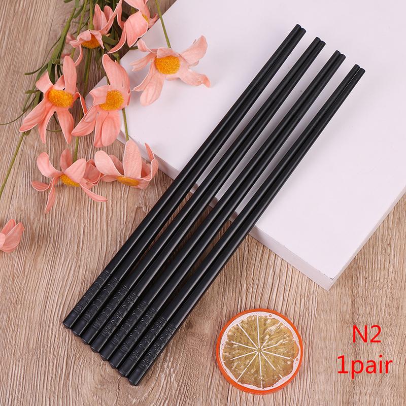 Product Introduction of 1 Pair Japanese Chopsticks Alloy Non-Slip Sushi Chop Sticks Set Chinese Gift 14