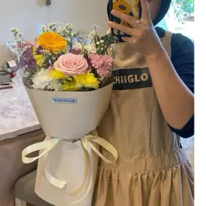 Echiiglo Fresh Flowers ( bunga segar asli) Classy MIX flower Bouquet - buket  kado ultah wisuda wedding valentine day hari ibu mothers day