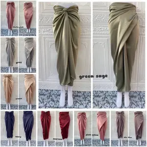 ROK LILIT WRAP POLOS SATIN INSTAN