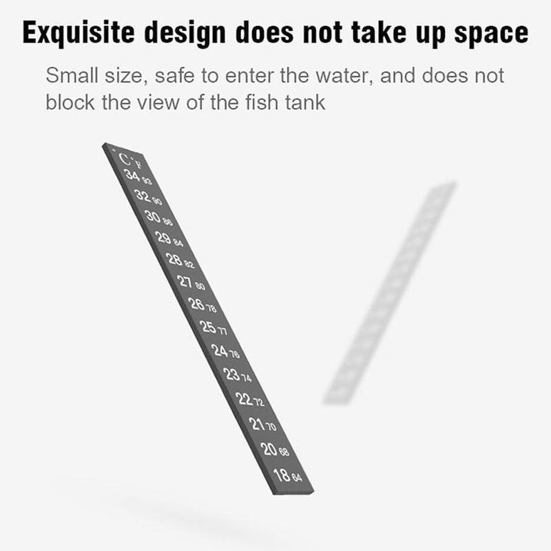 Product Introduction of 1Pcs Stick-on Digital Aquarium Fish Tank Fridge Thermometer Measurement Sticker Stickers Y5G1 32