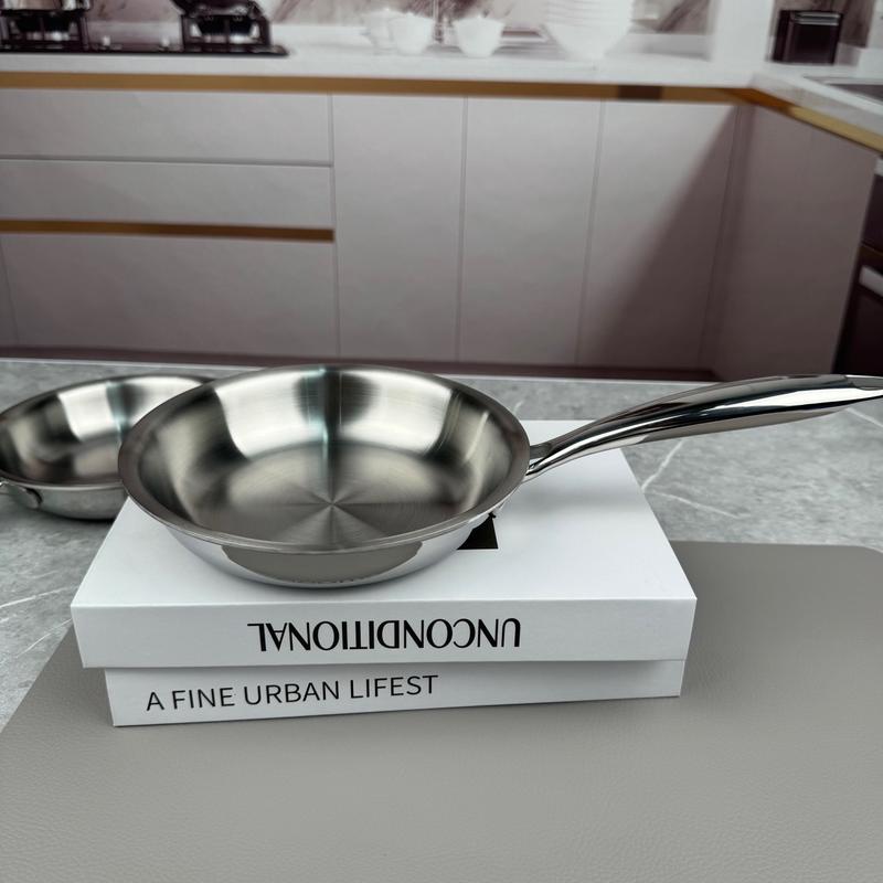 Chảo inox oyatton size 16cm dày dặn chống dính tự thân