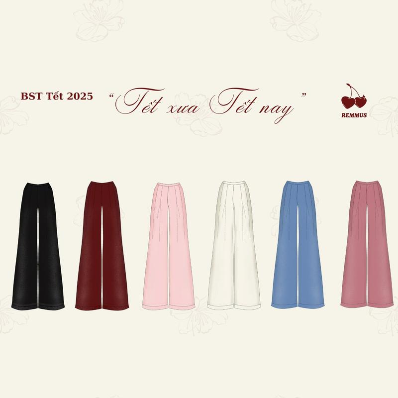  Remmus - Quần áo dài tơ 2 lớp women 