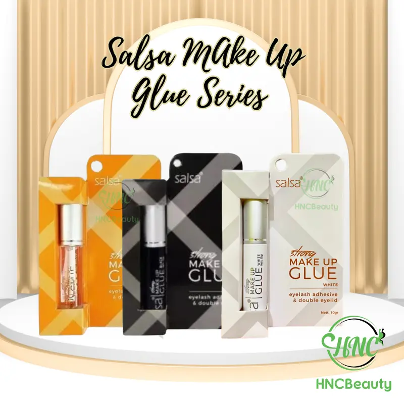 SALSA Strong  Series  Makeup Glue Putih / Hitam / Bening Make Up Lem Bulu Mata Eyelash Bulumata 0