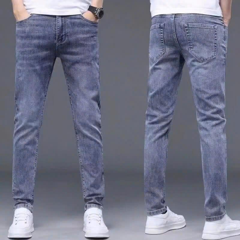 Quần jean nam EMP cao cấp vải jean co giãn 4 chiều, form ôm dáng, túi quần lớn, nhiều màu cơ bản Menswear Pants Denim Có Túi