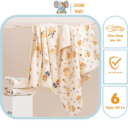 [Deal Sốc] Khăn Tắm Cho Bé Xô 4 Lớp 70*90 Doomi Baby - HT618