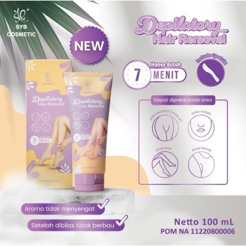 SYB Depilatory Hair Removal Cream Waxing Penghilang Perontok Bulu Ketiak 1