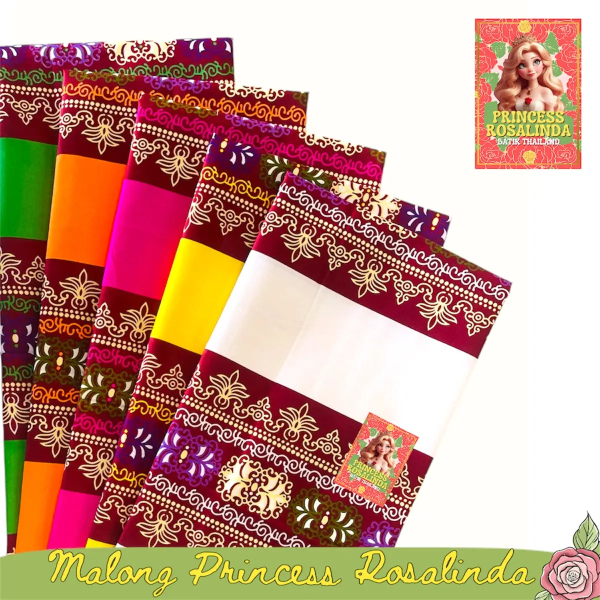Malong Princess Rosalinda Landap Batik Tribal Ethnic Jumbo Size