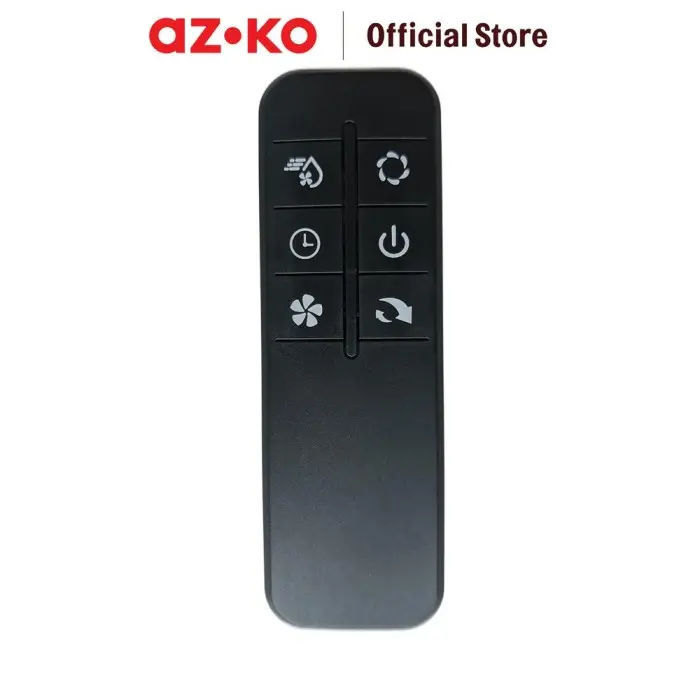 AZKO Krisbow 16 inci Kipas Angin Lantai Uap Dengan Remot 75 watt Standing Fan Penyejuk Ruangan Kipas Lantai 4