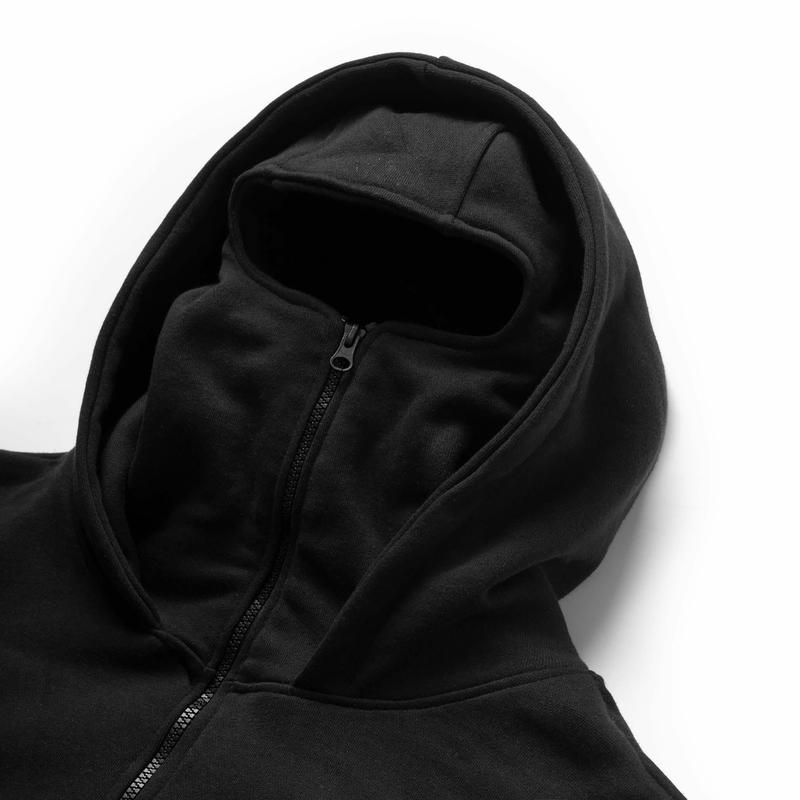 Áo    Mũ Drip  Chống Nắng Fullface Khóa    28NOB - Nỉ Bông Hàn Cotton Mềm Mại - Menswear   áo khoác áo  khoác khoá aokhoac nam hoodie boxy zip 2