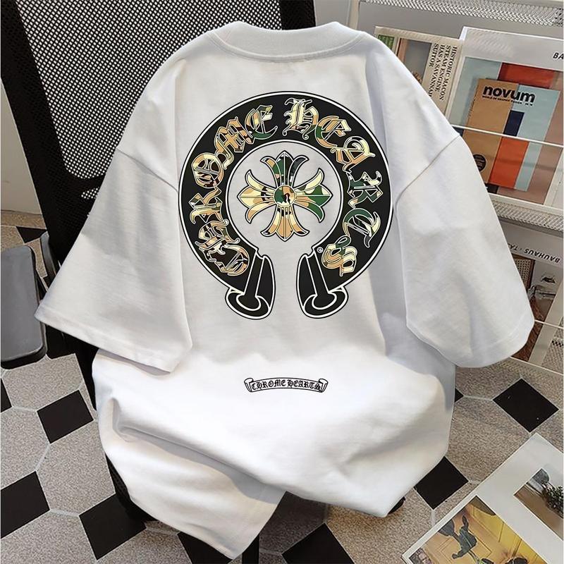 Áo Thun Ngoại Cỡ Thiết Kế In Hình La Bàn Cổ Điển ngắn Tay, Chất Liệu 100% Cotton, Áo Cổ Thuyền Dành Cho Nam Và Nữ, Unisex