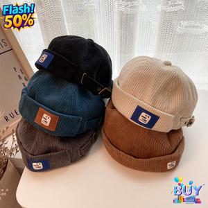 หมวกแตงโมผ้าลูกฟูก, หมวกตัวอักษรอีฟอะตอม, หมวกฮิปสเตอร์ย้อนยุคสตรีท, แบรนด์อินเทรนด์สไตล์เกาหลี, หมวกเจ้าของบ้านฮิปฮอป, สำหรับผู้ชายและผู้หญิง, แฟชั่นผู้ชายขั้นสูงสไตล์ใหม่, สต็อกพร้อม, 2025