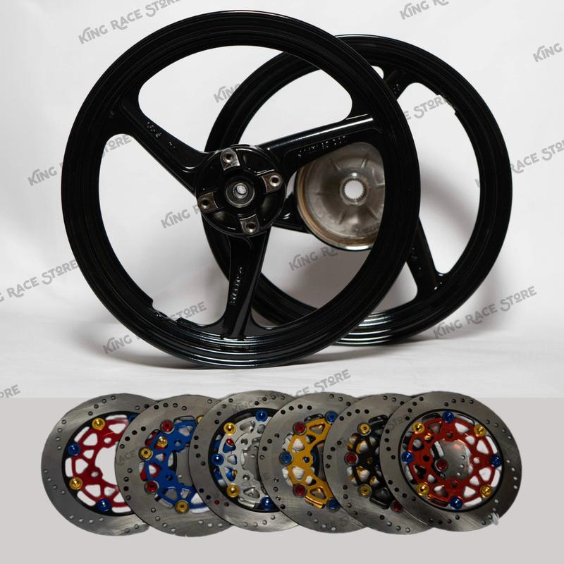 Mâm 3 cây kingroad sirius / ex10 /jupiter kèm đĩa lòng nhôm asiro - King Race Store phụ kiện xe máy Vành Phụ Tùng