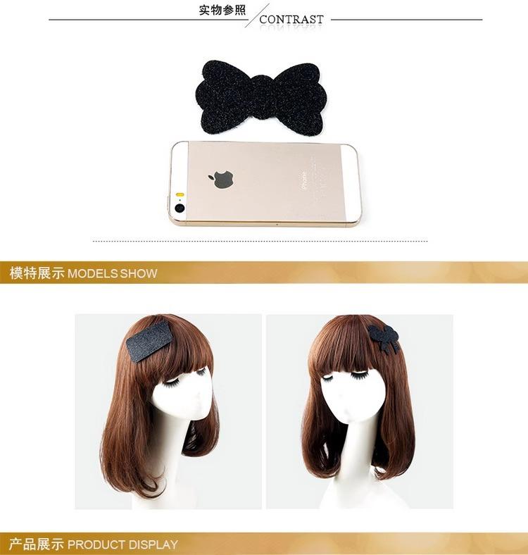 Product Introduction of Bangs Magic Hair Stick Hair Sticker Broken Hair Headdress Hook and Loop Fasteners Children's Net Red Female South Korea Artifact Hairdressing 1