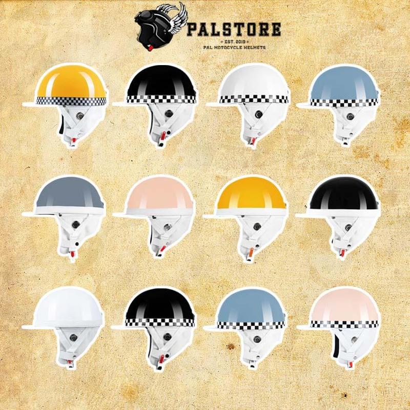 Mũ bảo hiểm nửa đầu Napoli Bosozoku Japan Style nửa đầu vintage - Mũ bảo hiểm moto Vintage 1/2 đầu [Freeship]
