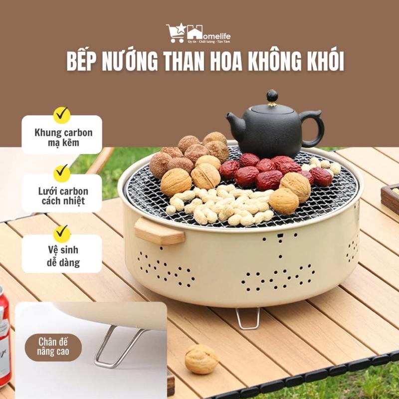 Bếp Nướng Than Hoa Chống Nóng 4