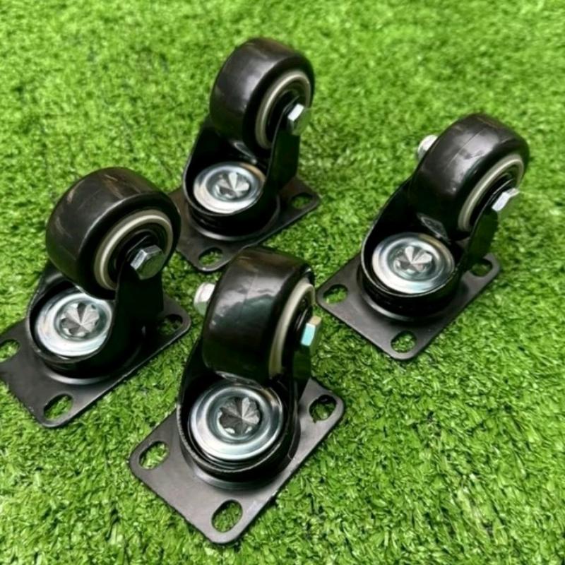 Combo 4 bánh xe đẩy mini quay 360 độ nội địa