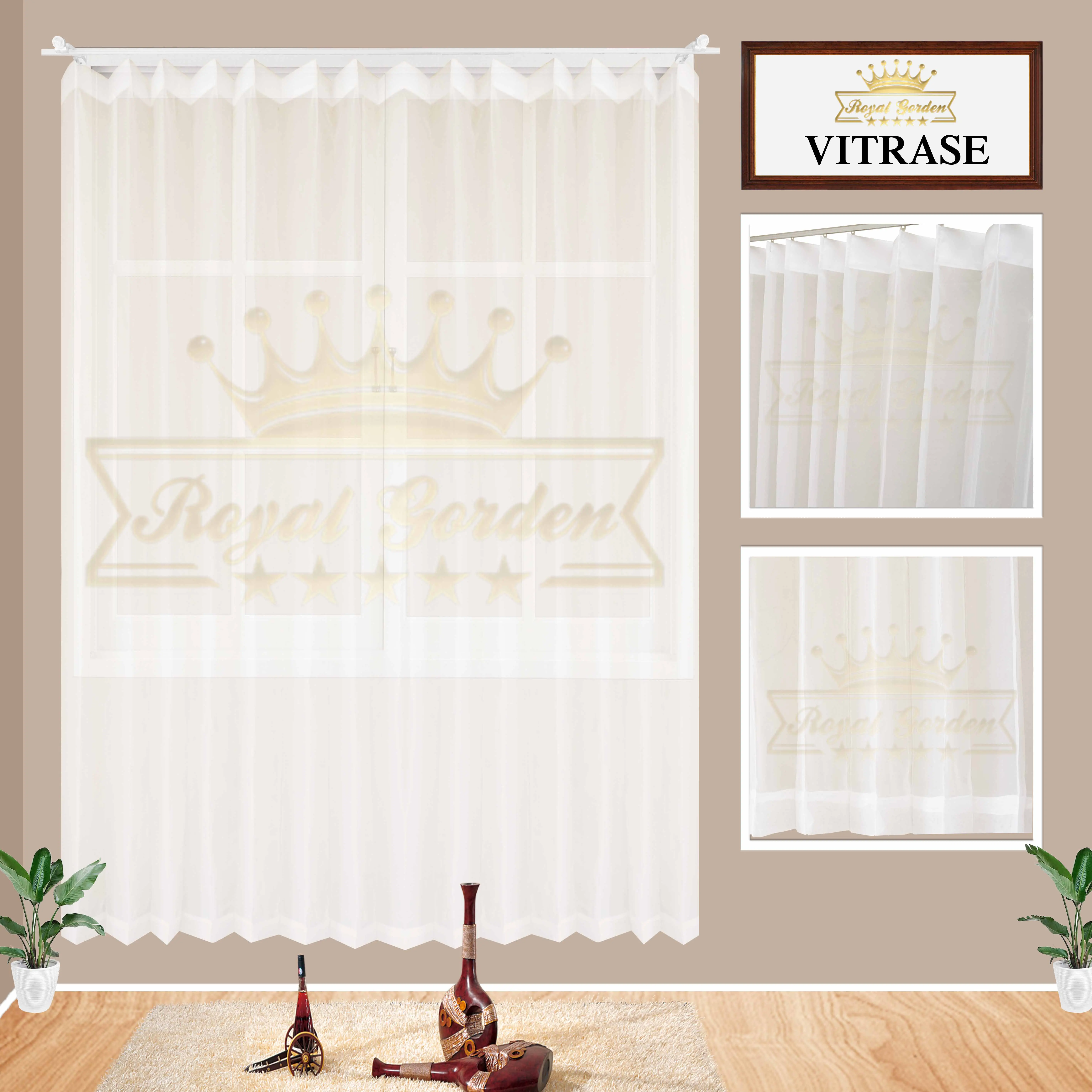 Vitrase Gorden Jendela Minimalis Vitras Polos Putih Plisket Daleman Hordeng Murah Vitrace Foil import Dekorasi Jaring Kawat