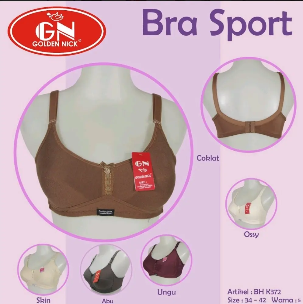 BH Bra Golden Nick K365 K372 | Bra golden nick  KATUN