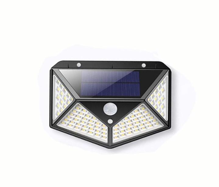 Product Introduction of Đèn năng lượng mặt trời 100 lED siêu sáng 3 chế độ không sử dụng điện đèn ngoài trời đèn cảm biến chuyển động đèn led 1