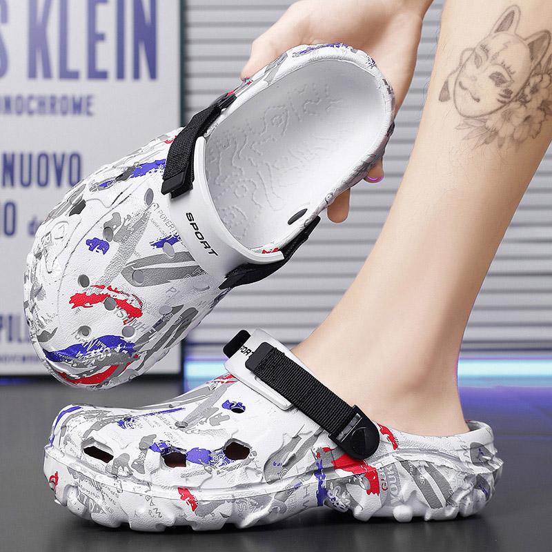 Trượt bãi biển ngoài trời, dép Guốc Sandal, dành cho nam giới, giày dép Eva 9