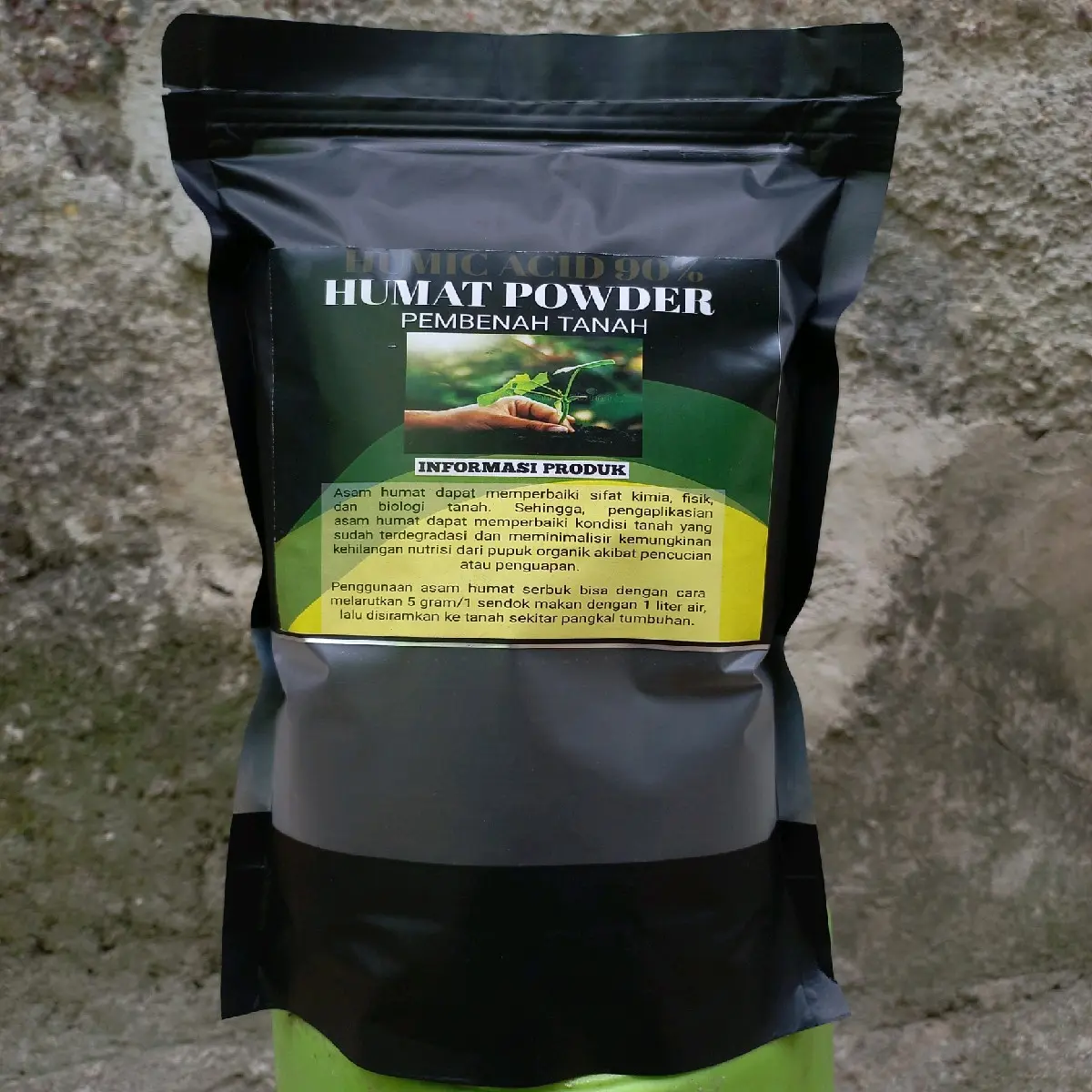 Asam Humat Humic Acid 1 kilo Pupuk Pembenah Tanah untuk Tanaman Cabai Padi Buah Buanga Promo Termurah bisa COD Serbuk