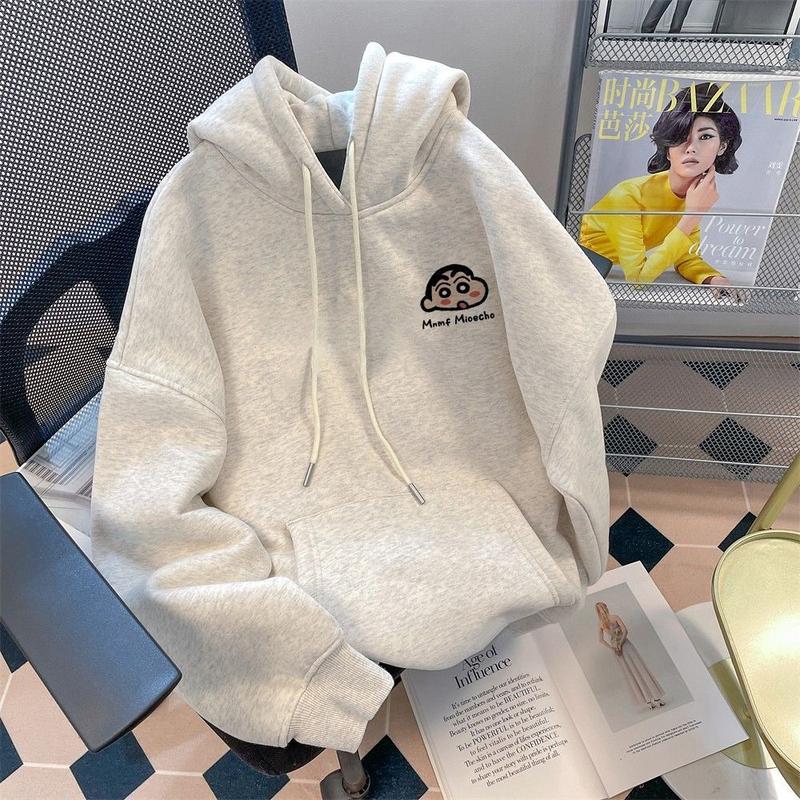 Product Introduction of Áo Hoodie In Hình Xiaoxin Bút Chì Màu Dễ Thương Nhật Bản, Cùng Phong Cách Cho Người Nổi Tiếng Trên Internet, Dành Cho Nam Và Nữ Sinh Trung Học Cơ Sở Lót Lông Cừu, Dày Dặn, Áo Khoác Cao Cấp 4