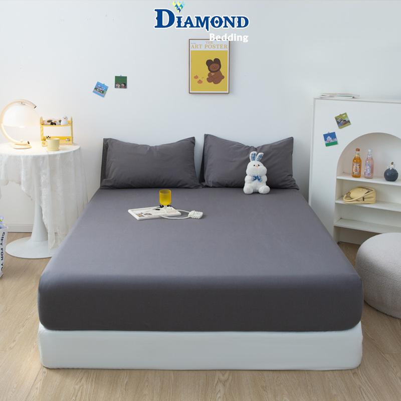 Bộ Ga Giường Cotton Tici M2, M4, M6, M8, Ga Giường Và 2 Vỏ Gối Cotton Hàn Quốc Cao Cấp - Diamond bedding